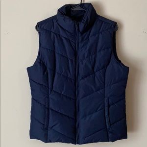 Aeropostale Navy Blue Puffy Vest